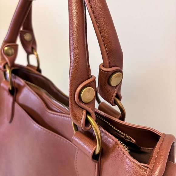 Frye & Co. Faux Leather Satchel Crossbody Bag Women - Picture 11 of 15